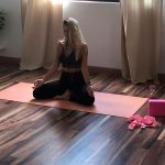 lourdes-gil-mae-yoga Lourdes haciendo yoga