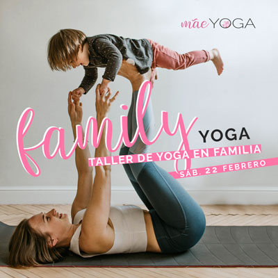 Taller de yoga en familia