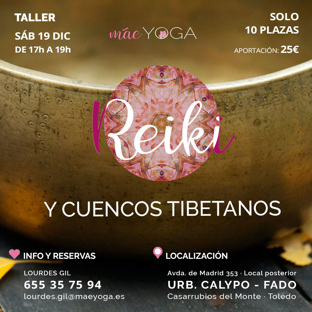 Taller de reiki con cuencos tibetanos